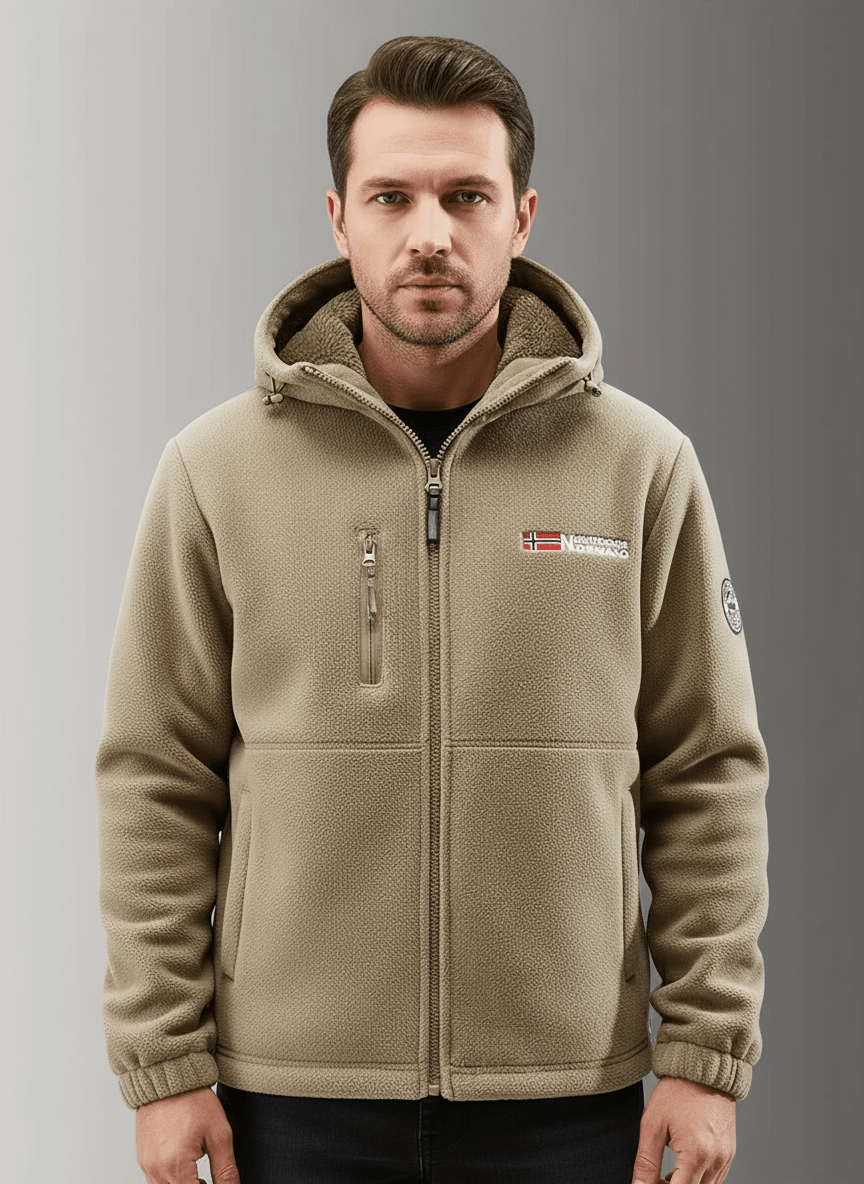 Warme Fleecejacke für Herren