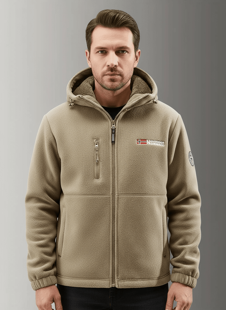 Warme Fleecejacke für Herren