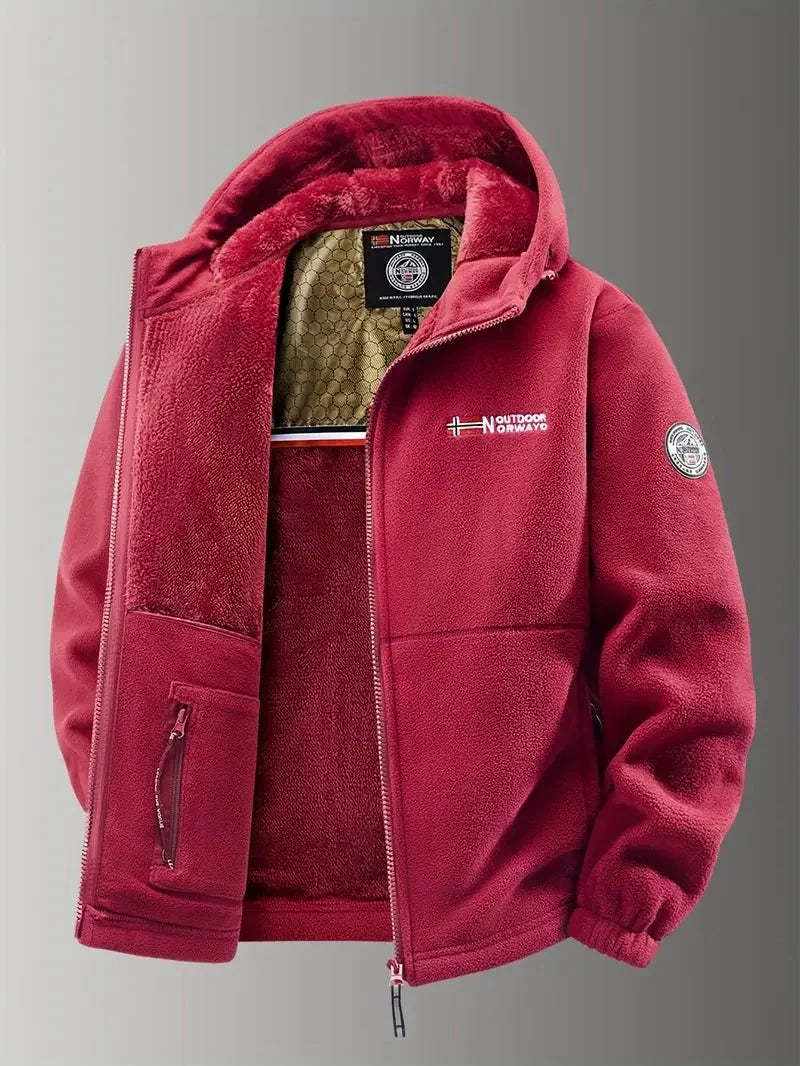 Warme Fleecejacke für Herren