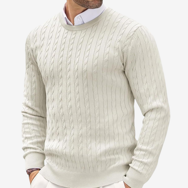 Klassischer Zopfmuster-Pullover (1 kaufen, 1 GRATIS dazu)