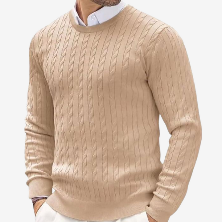 Klassischer Zopfmuster-Pullover (1 kaufen, 1 GRATIS dazu)