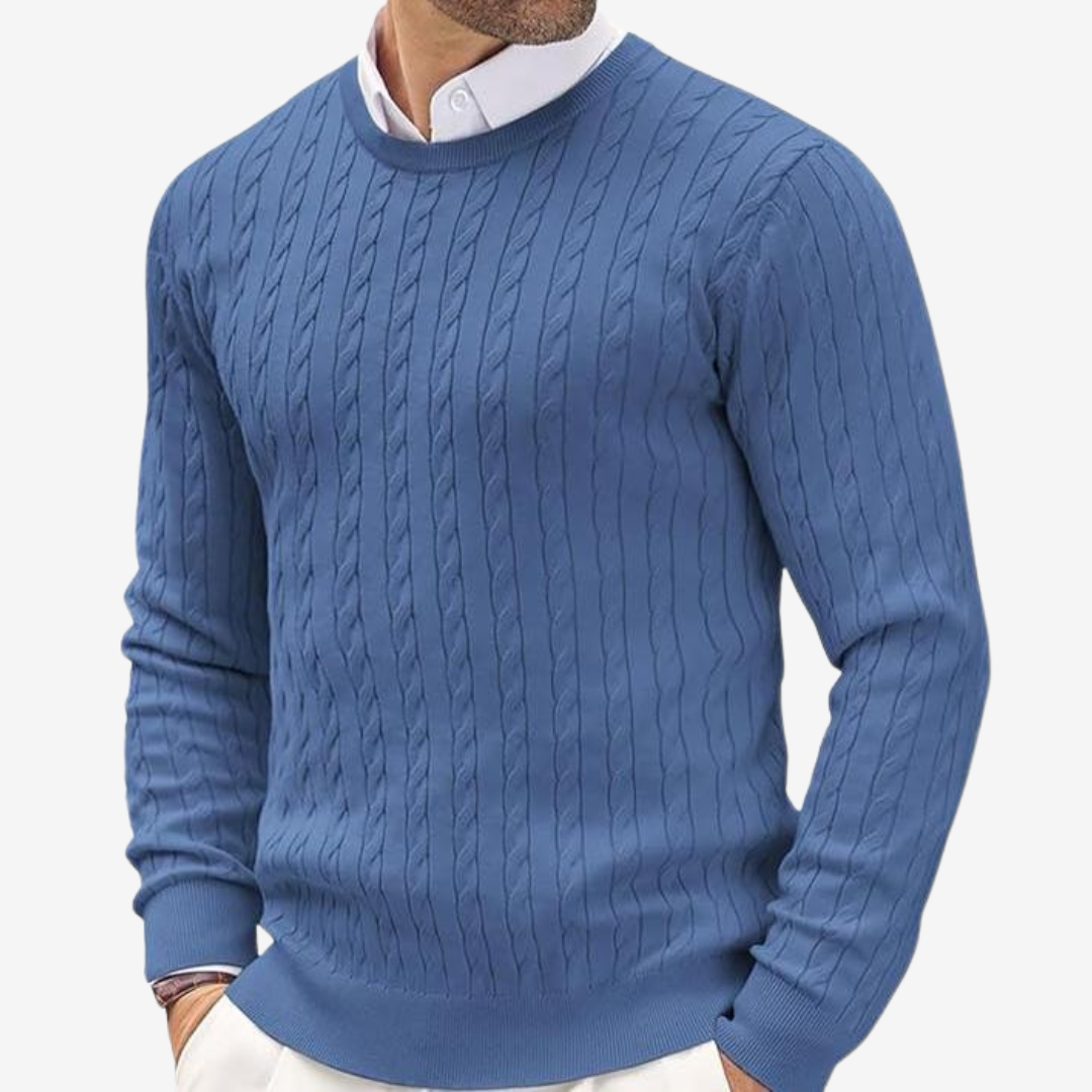 Klassischer Zopfmuster-Pullover (1 kaufen, 1 GRATIS dazu)