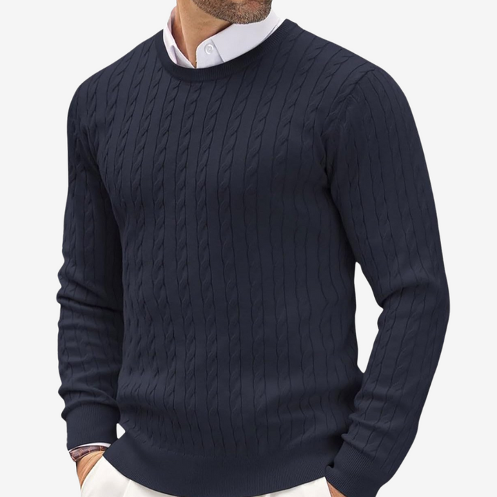 Klassischer Zopfmuster-Pullover (1 kaufen, 1 GRATIS dazu)