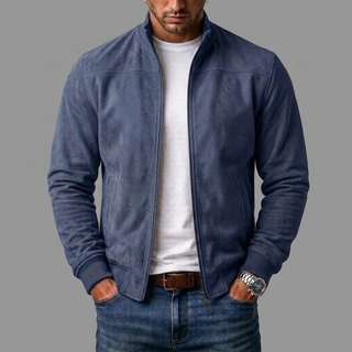 Elegante Wildleder-Bomberjacke für Herren (1 Kaufen, 1 GRATIS dazu)