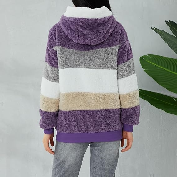 Flauschige Fleecejacke für Damen