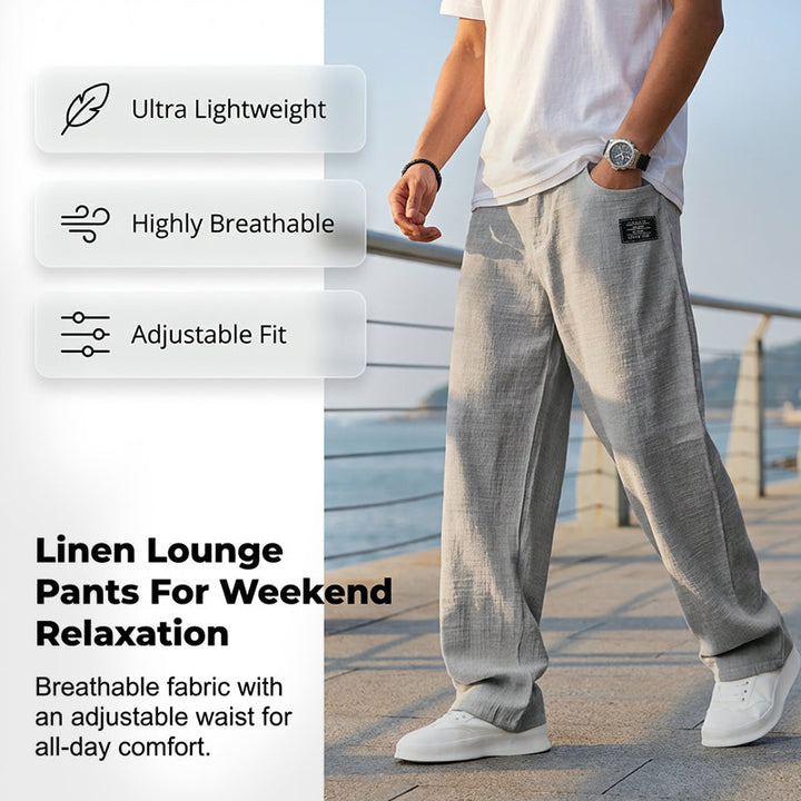 Leichte Hose mit geradem Bein (1 kaufen, 1 GRATIS dazu)