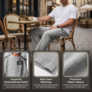 Leichte Hose mit geradem Bein (1 kaufen, 1 GRATIS dazu)