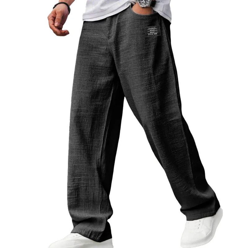 Leichte Hose mit geradem Bein (1 kaufen, 1 GRATIS dazu)