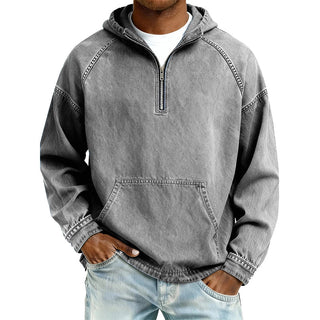 Lässiger Denim-Hoodie (1 Kaufen, 1 GRATIS dazu)