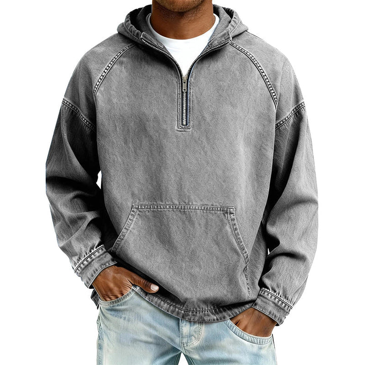 Lässiger Denim-Hoodie (1 Kaufen, 1 GRATIS dazu)