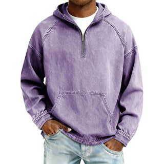 Lässiger Denim-Hoodie (1 Kaufen, 1 GRATIS dazu)