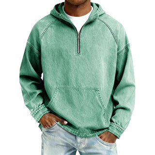 Lässiger Denim-Hoodie (1 Kaufen, 1 GRATIS dazu)