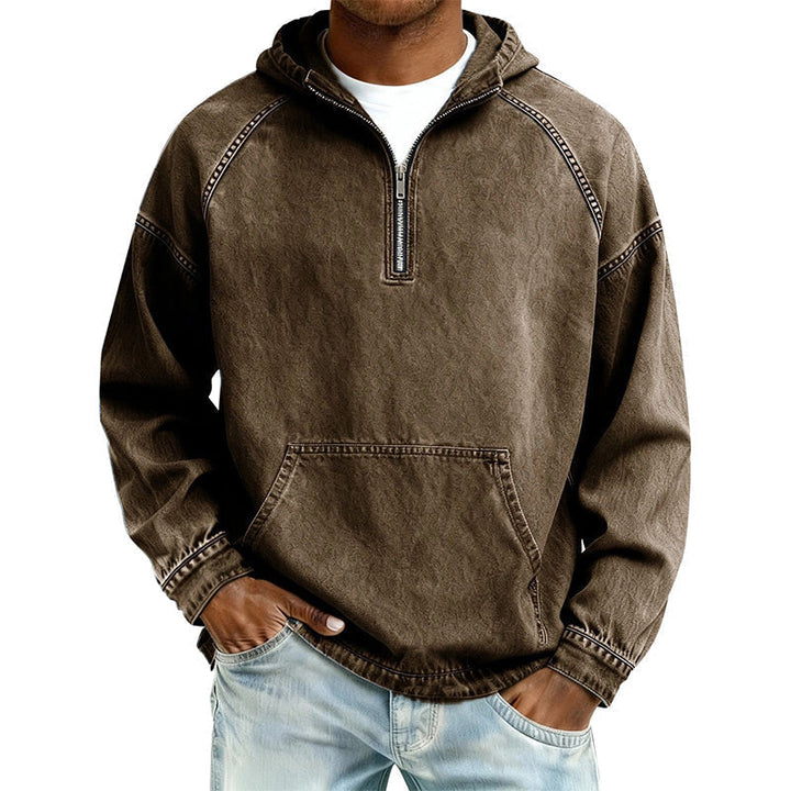 Lässiger Denim-Hoodie (1 Kaufen, 1 GRATIS dazu)