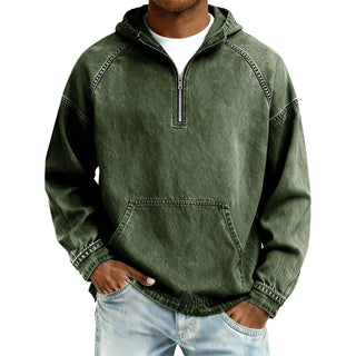 Lässiger Denim-Hoodie (1 Kaufen, 1 GRATIS dazu)
